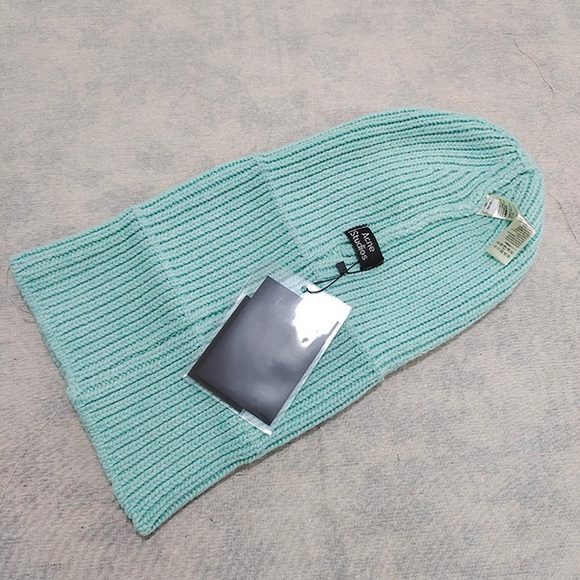 Acne Studios Unisex Blue Knit Beanie - Picture 4 of 6